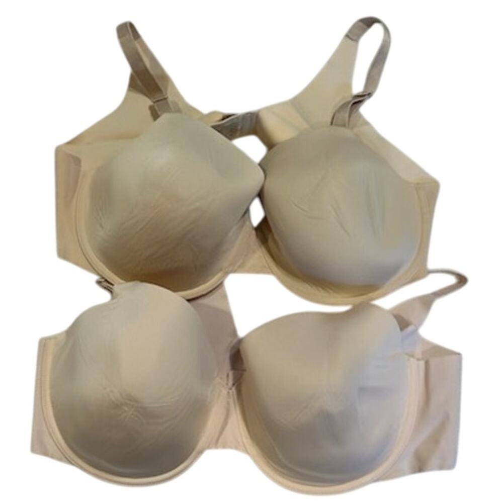 SOMA Bundle 2 Vanishing 360 Perfect Coverage Bra Underwire T Shirt Seamless 40D